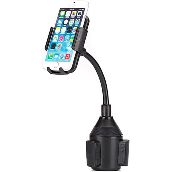 Swivel Cup Car Mount Cradle Dock Gooseneck K6M Compatible with Galaxy Fold A9 A50 A20 A10e - XP8 XP3 - Xperia 1 - Wiko Ride - Mi 9T - Axon 10 Pro