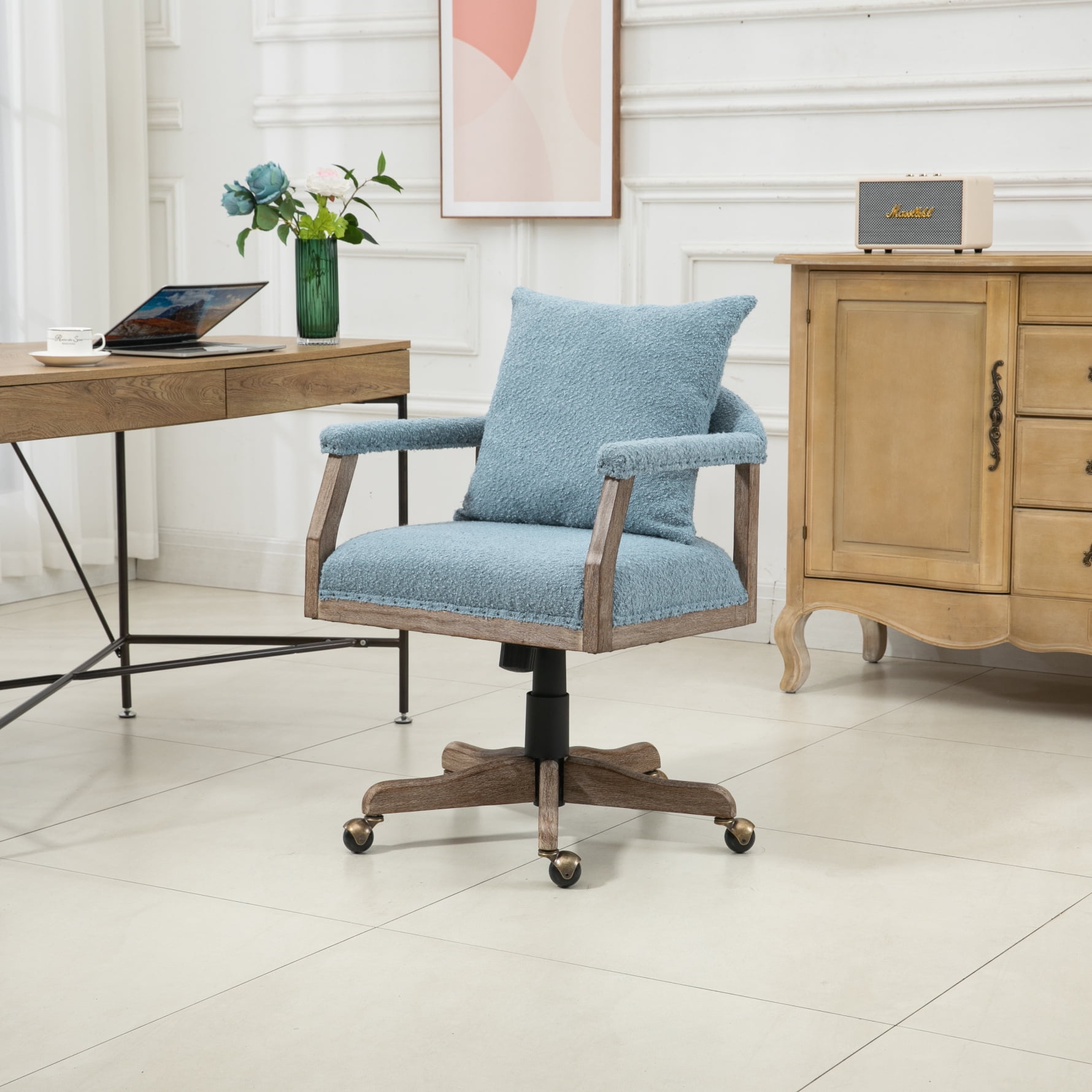 Swivel Desk Task Chair,360° Degree Adjustable Chair with Adjustable ...