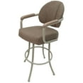 thumbnail image 1 of Swivel Extra Tall 34-35" Bar Stool - M-79 Beige Metal Frame, 1 of 3