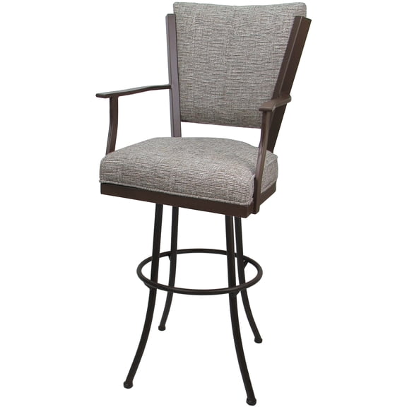 Swivel Extra Tall Metal Bar Stool 34" - Montana - Jetty June Tan - Brown