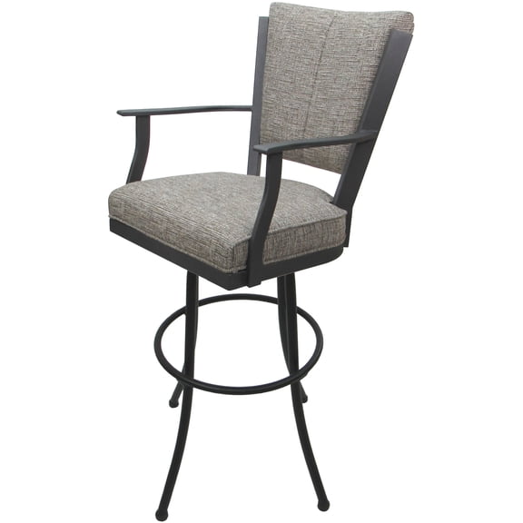 Swivel Extra Tall Metal Bar Stool 34" - Montana - Jetty June Tan - Gray
