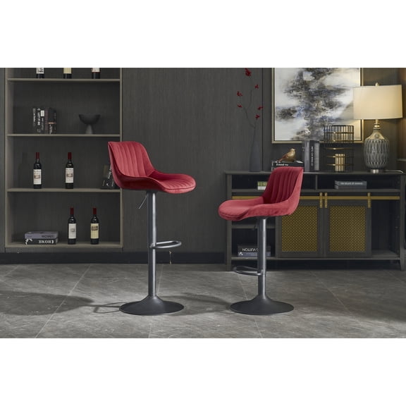 Swivel Footrest Stools / Ideal for Bar Hangouts / High-Density Foam