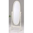 thumbnail image 1 of Swivel Full Length Wood Cheval Floor Mirror White New, 1 of 4