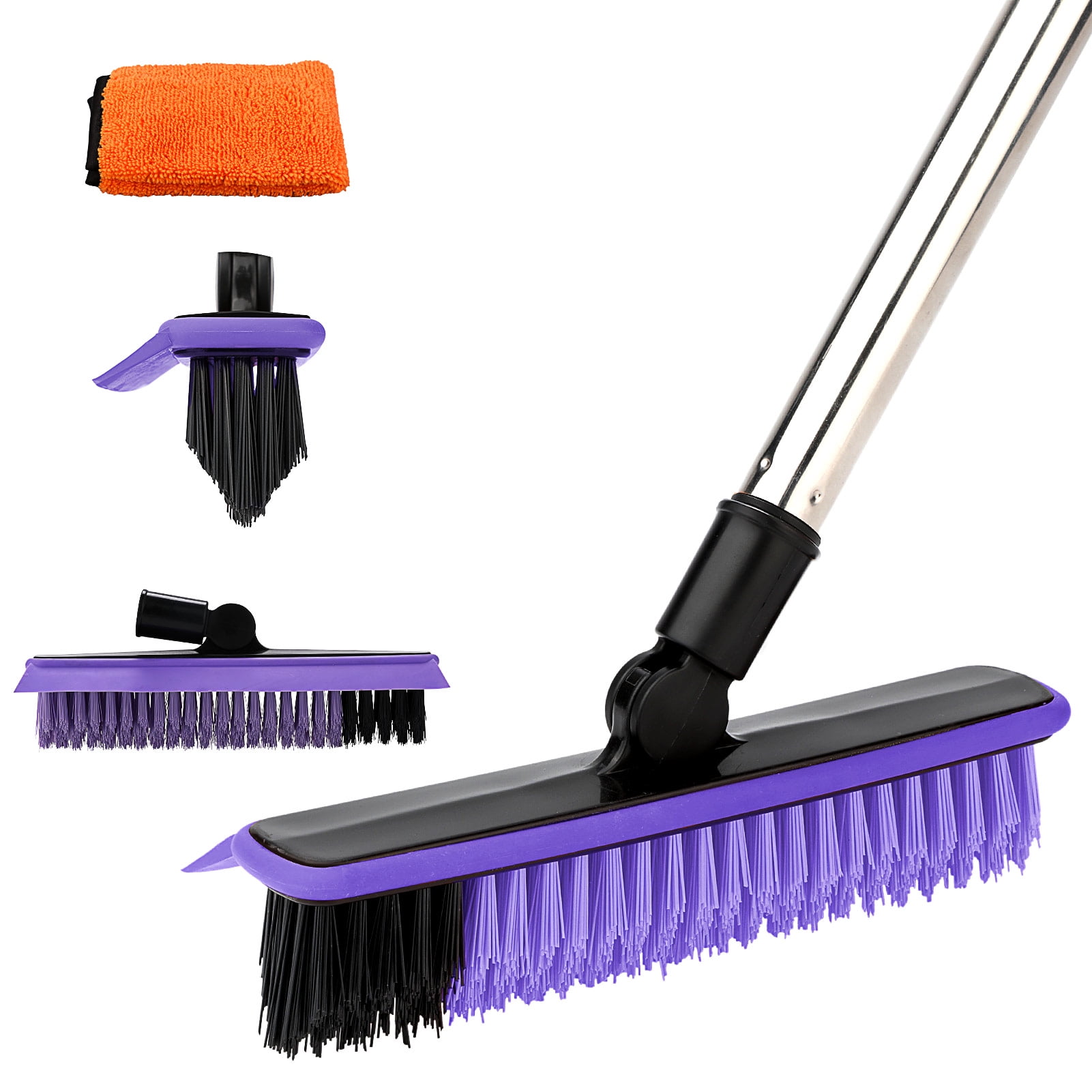 120° Rotating Corner Brush 110cm Long Handle Floor Groove Broom Dust  Scraper Brush Floor Carpet Cleaner Sweeper Wash Mop Household Cleaning Tool