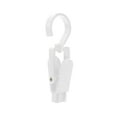 thumbnail image 1 of Swivel Hanging Hooks, Super Strong Plastic Curtain Clips, Home Swivel Laundry Clips for Hats, Pants, Towels, Socks, Pants (White), 1 of 6