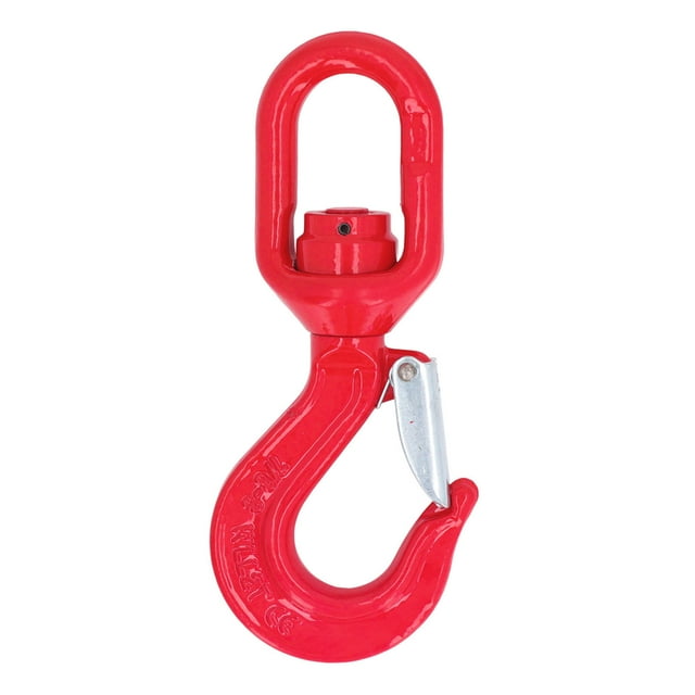 Swivel Hook 2 Ton Load Bearing Heavy Duty Alloy Steel Swivel Lifting ...