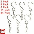 LINKPAL Swivel Hooks Clips Spinner Holder for Hanging Wind Chimes
