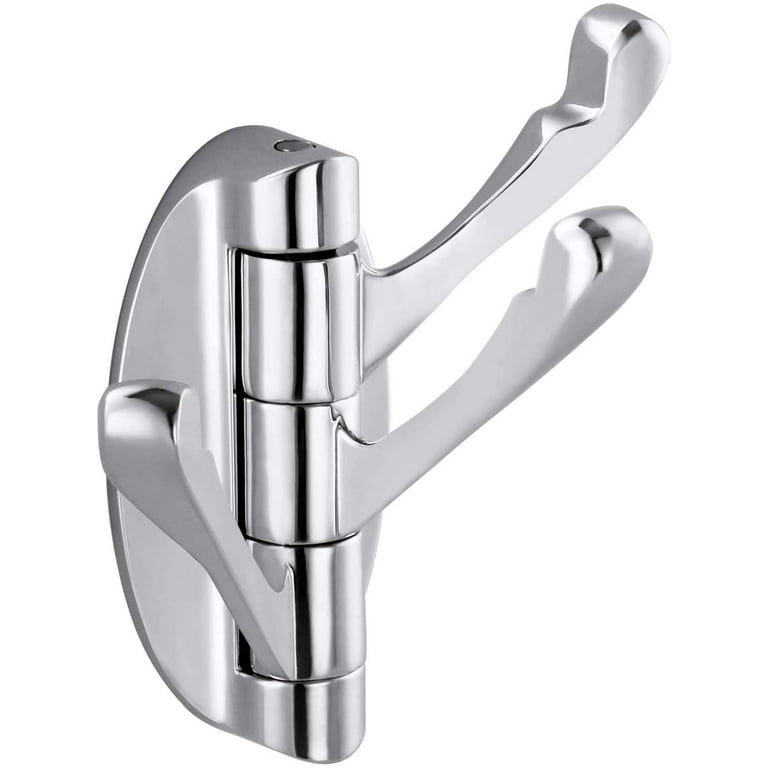 Swivel Hooks Solid Metal Foldable Towel Hooks with Multi Three Rotating Arms Swing Arm Triple Robe Hook Hanger Wall Mounted Polished Chrome B1009CH P1 Walmart
