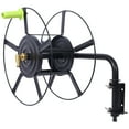thumbnail image 1 of Swivel Hose Reel Wall Mount - 180 Degree Pivot Hose Hanger - Great for Garden Storage - Hose Holder Wall Mount for Garden Hose - Heavy Duty Steel Hose Hanger for Hose Reels, 1 of 20