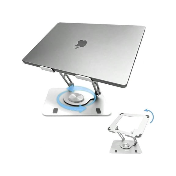 Swivel Laptop Stand Desk, Adjustable Computer Stand Desk 360 Rotation, Portable Laptop Holder Home Office Ergonomic Supplies