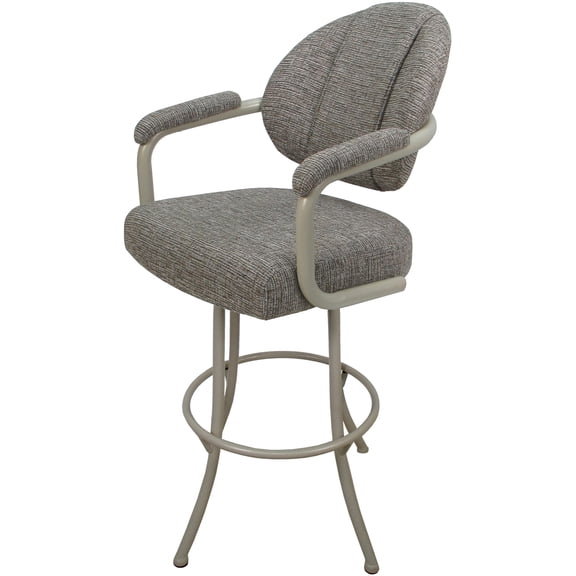 Swivel Metal Bar Stool 30" Seat - M-70 - Jetty June Khaki - Beige