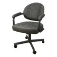 thumbnail image 1 of Swivel Metal Caster Dining Chair M-70 - Northwest Elk - Grey, 1 of 3