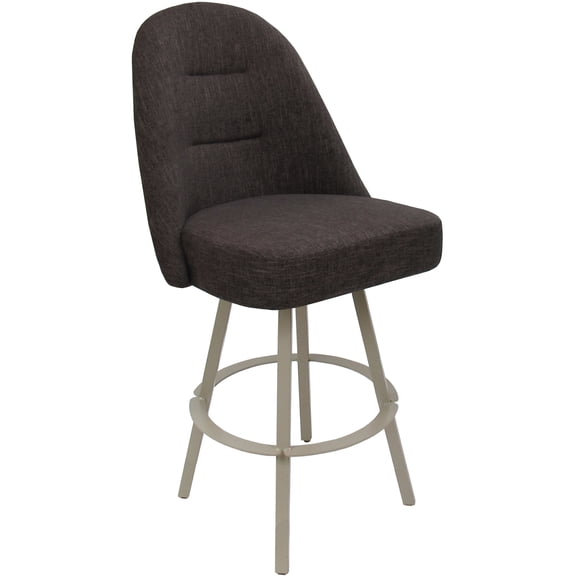 Swivel Metal Extra Tall Bar Stool 34" Seat - M-235 WB - Sanora Brown - Beige