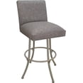 thumbnail image 1 of Swivel Metal Extra Tall Stool Sommerville 34" Seat - Mojave Gray Fabric - Beige, 1 of 4