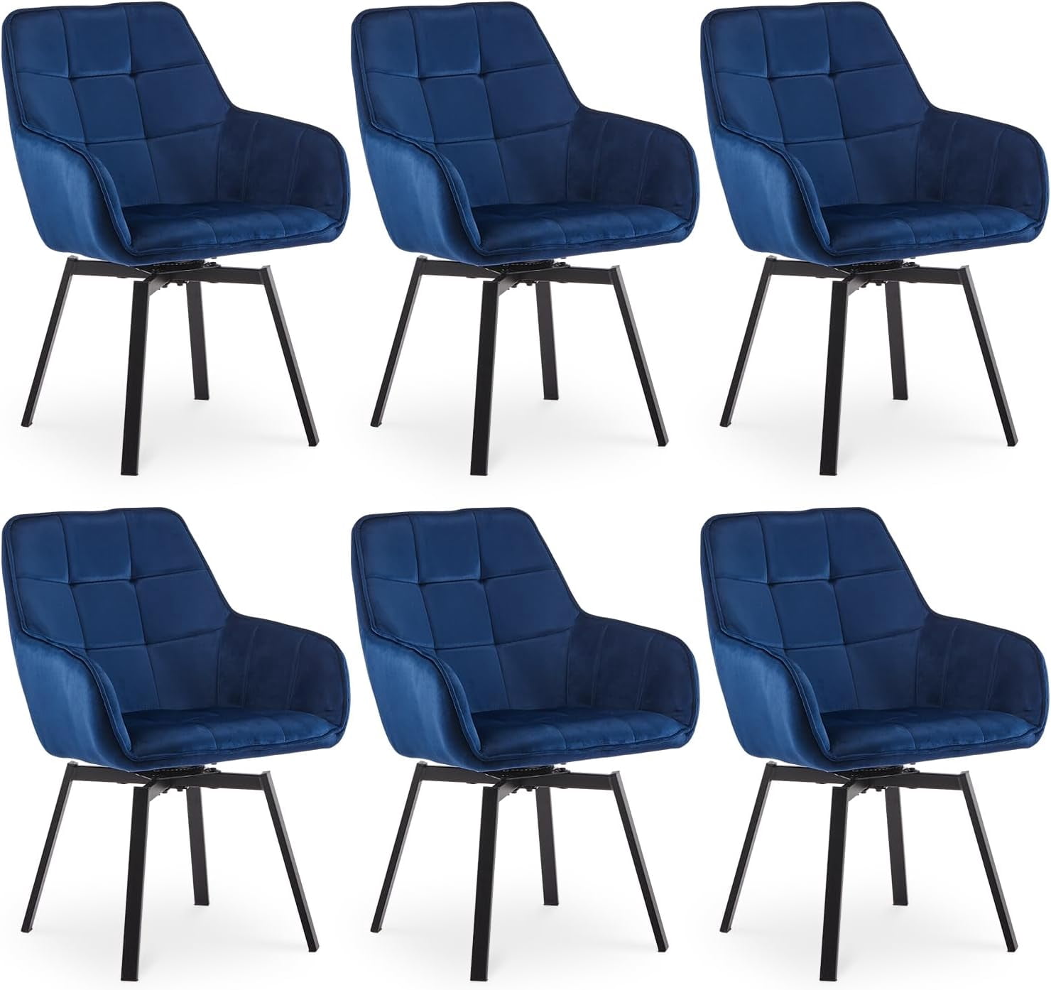 Swivel Modern Chair Swivel Kitchen Dining Chairs Set of 4 Velvet Dining — free download