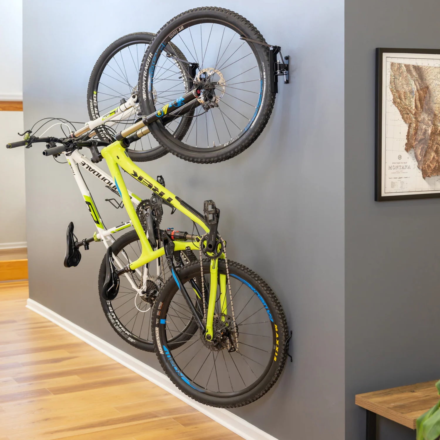 4 Bike Rack for Garage Solid Steel Extra Heavy Duty BLAT Bike Rack Garage Wall Mounted Bicycle Storage Walmart
