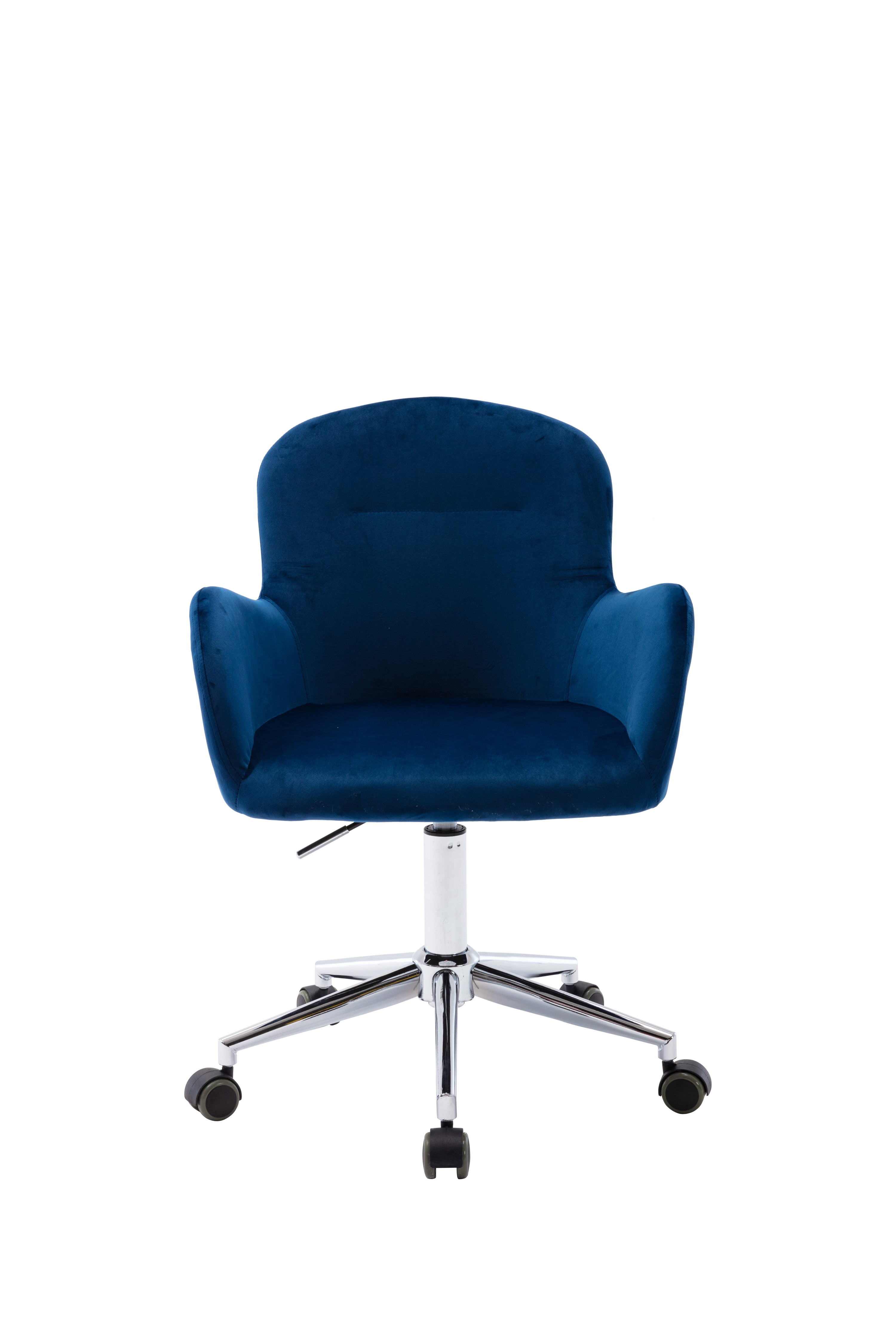 Swivel Office Chair, Velvet Swivel Shell Chair, Office Desk Chair with