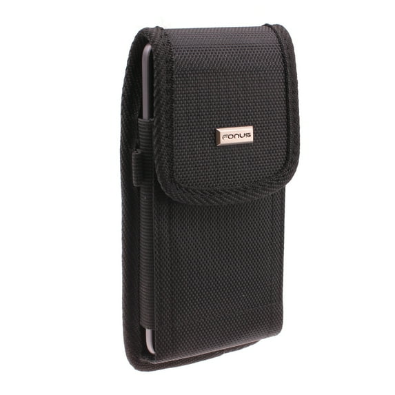 Swivel Phone Case Belt Clip for iPhone 15 Pro Max Model - Holster Rugged Cover Pouch Carry Protective Canvas