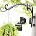 thumbnail image 1 of Swivel Plant Hanger Bracket: 12-Inch Bird Feeder Hanger for Outdoor Wall Mount - Heavy-Duty Outside Plant Hook for Hanging Flower Baskets, 1 of 30