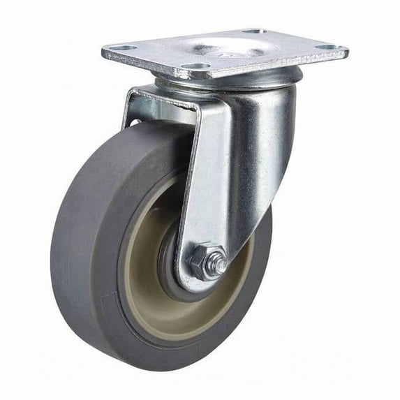Manufacturer Varies Swivel Plate Caster,Rubber,3-1/2 in,250 lb,C P12S-PRP035D-12