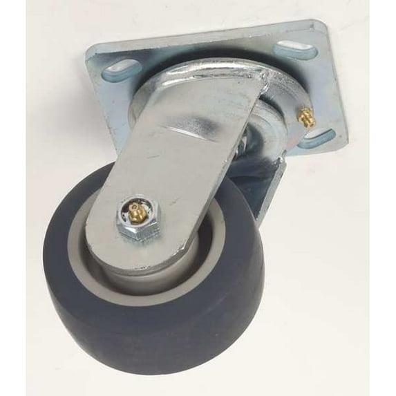 Manufacturer Varies Plate Caster,Swivel,Rubber,5 5/8"H 1ULH9