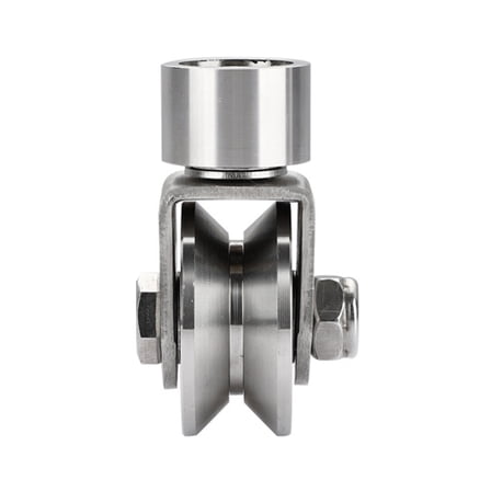 Swivel Pulley Quiet 304 Steel Swivel Pulleys Roller Slidings Gate Roller