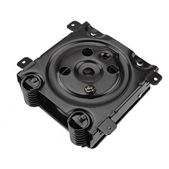 Swivel Rocker Mechanism - Heavy Duty Steel Plate Base & Screw Kit - Bar Stool, Boat Seat, Chair Repair - 7.5" x 7.5" x 3", 7 lbs