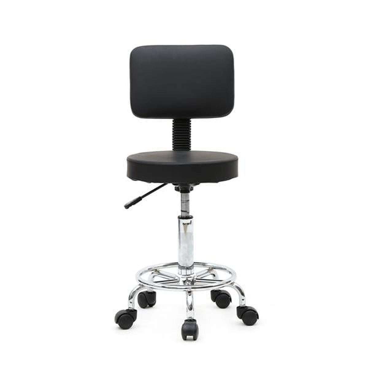 Shop for CoVibrant Well Cushioned Adjustable Rolling Stool with Wheels Back Foot  Rest for Office Desk Home Kitchen Massage Medical Lab Salon Artist at  Wholesale Price on