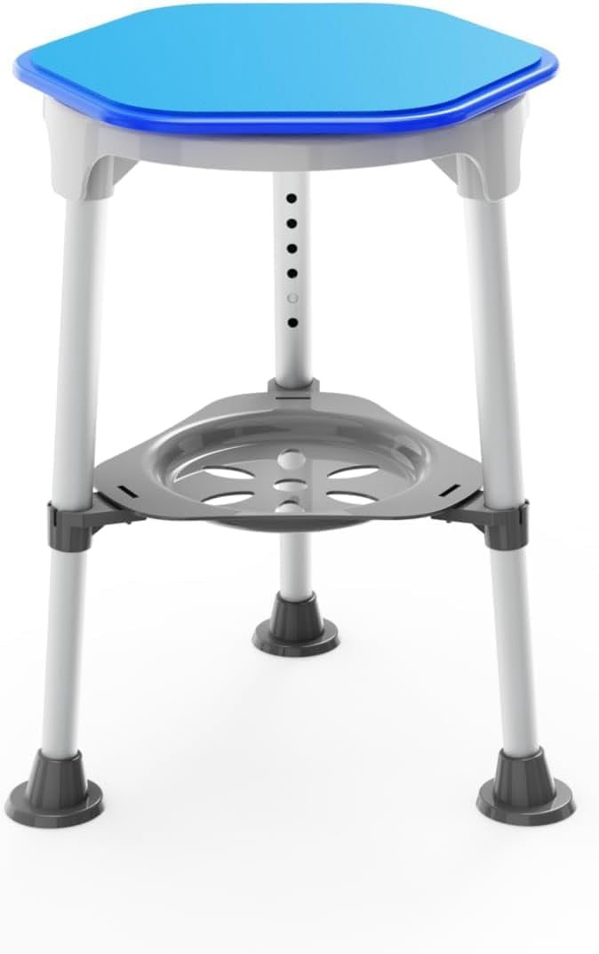 Swivel Shower Chair for Inside Shower, 360 Degree Rotating Seat, Small ...