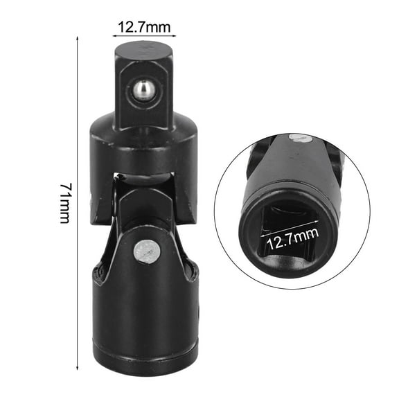 Swivel Socket Joint U Knuckle Air Wobble Sleeve Adapter Extension Electric Wrenc 71mm