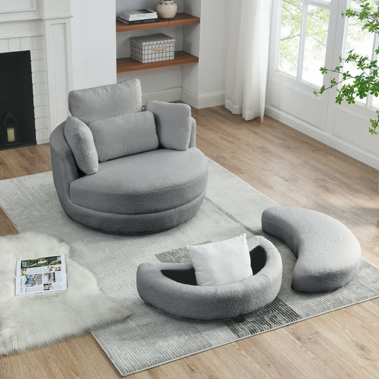 Single round sofa discount chair