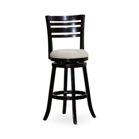Swivel Stool with Comfortable Seat and Footrest / Great for Entertaining Guests