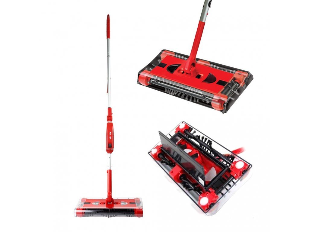 Swivel Sweeper Red, Cordless Swivel Sweeper, Powerful Swivels 360