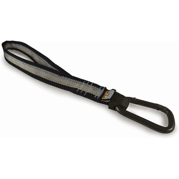 Swivel Tether - Strong Dog Restraint Heavy Duty Car Leash Aluminum Carabiner Clip Anti-Twist Motion Seatbelt Escape Resistant Travel Black/Gray