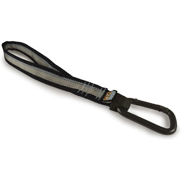 Swivel Tether - Strong Dog Restraint Heavy Duty Car Leash Aluminum Carabiner Clip Anti-Twist Motion Seatbelt Escape Resistant Travel /Gray