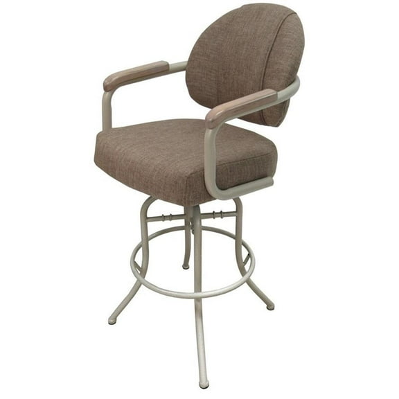 Swivel Tilt 30" Bar Stool - M-79 Metal Beige Frame