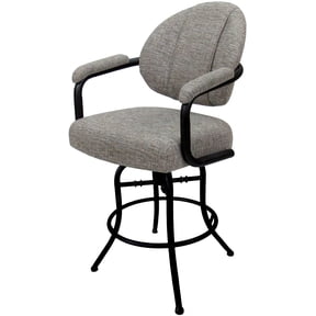 Swivel Tilt Counter 26" Metal Stool - M-70 - Jetty June Khaki - Black
