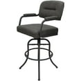 thumbnail image 1 of Swivel Tilt Counter Metal Bar Stool 26" - M-110 - Dark Gray - Gray Frame, 1 of 3