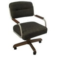 thumbnail image 1 of Swivel Tilt Kitchen Caster Chair with Wheels M-115 - Sanora Brown - Beige Moca, 1 of 3