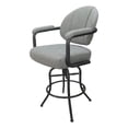 thumbnail image 1 of Swivel Tilt Metal 30" Bar Stools - M-70 - Hemsath Slate - Grey, 1 of 2