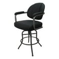 thumbnail image 1 of Swivel Tilt Metal Counter 26" Bar Stools - M-70 - Black Vinyl - Grey, 1 of 2