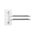 thumbnail image 1 of Swivel Towel Rack, No Drill Bathroom Towel Holder with 180 Degree Rotation, Stainless Steel Adhesive Wall Mount for Kitchen and Bathroom Storage, 1 of 6