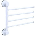 thumbnail image 1 of Swivel Towel Rack for Bathroom Kitchen, Foldable 4-Arm Wall Mounted Towel Dryer, 1 of 5