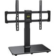 Swivel Universal TV Stand for 3280" TVs, Height Adjustable Tabletop TV