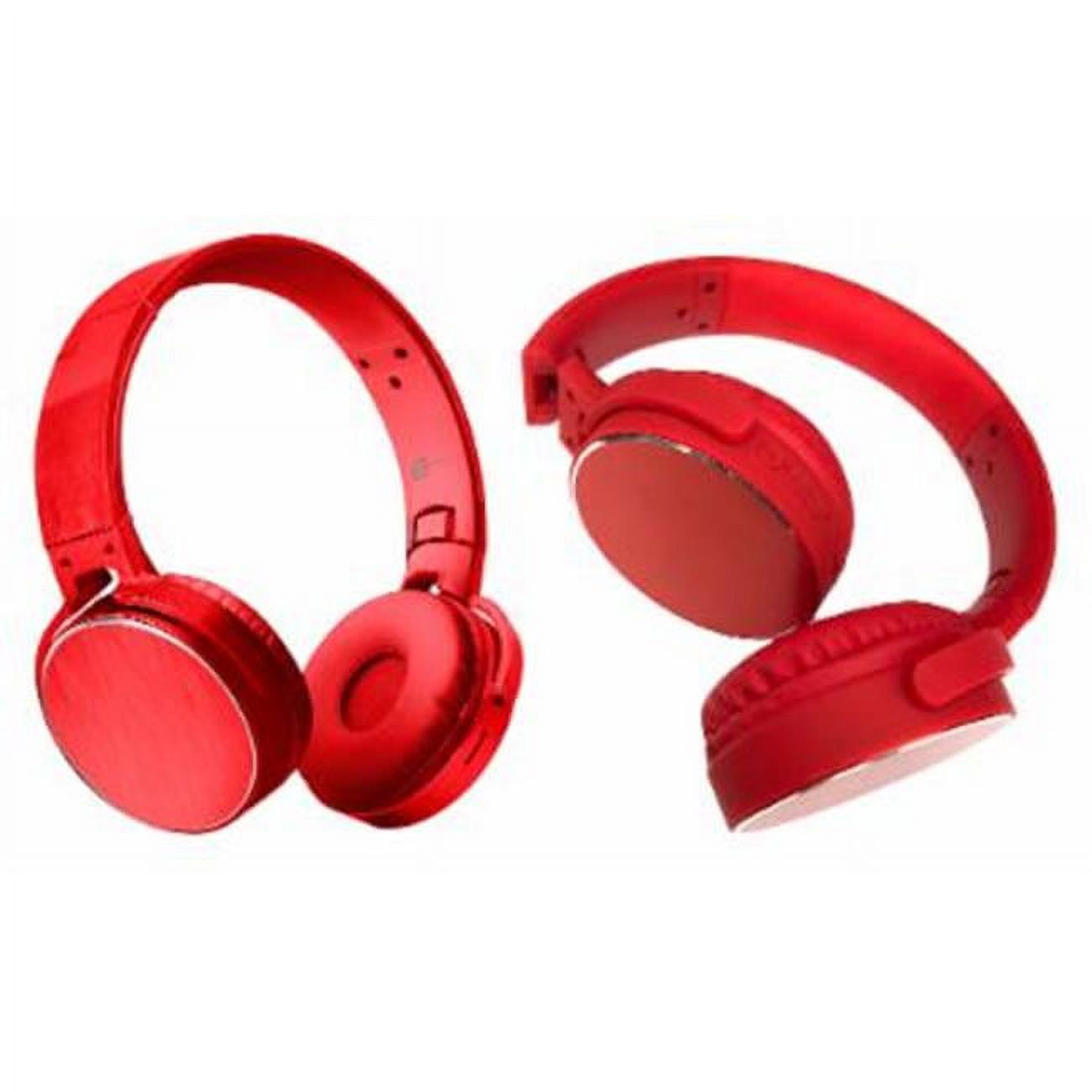 Swivel Wireless Stereo Headphones, Red