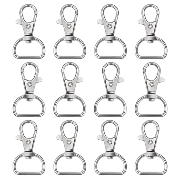 Swivel hook VORCOOL 30pcs Lobster Clasps Swivel Trigger Snap Hooks for Home