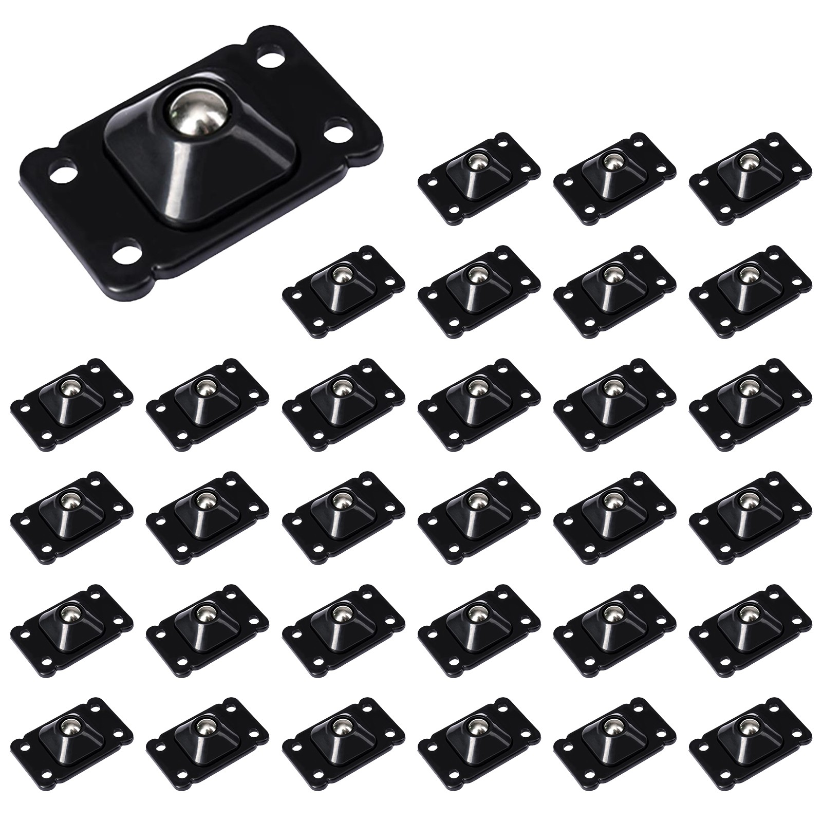 Swivel Mini Sticky Wheels, Stainless Steel Sticky Universal Pulleys