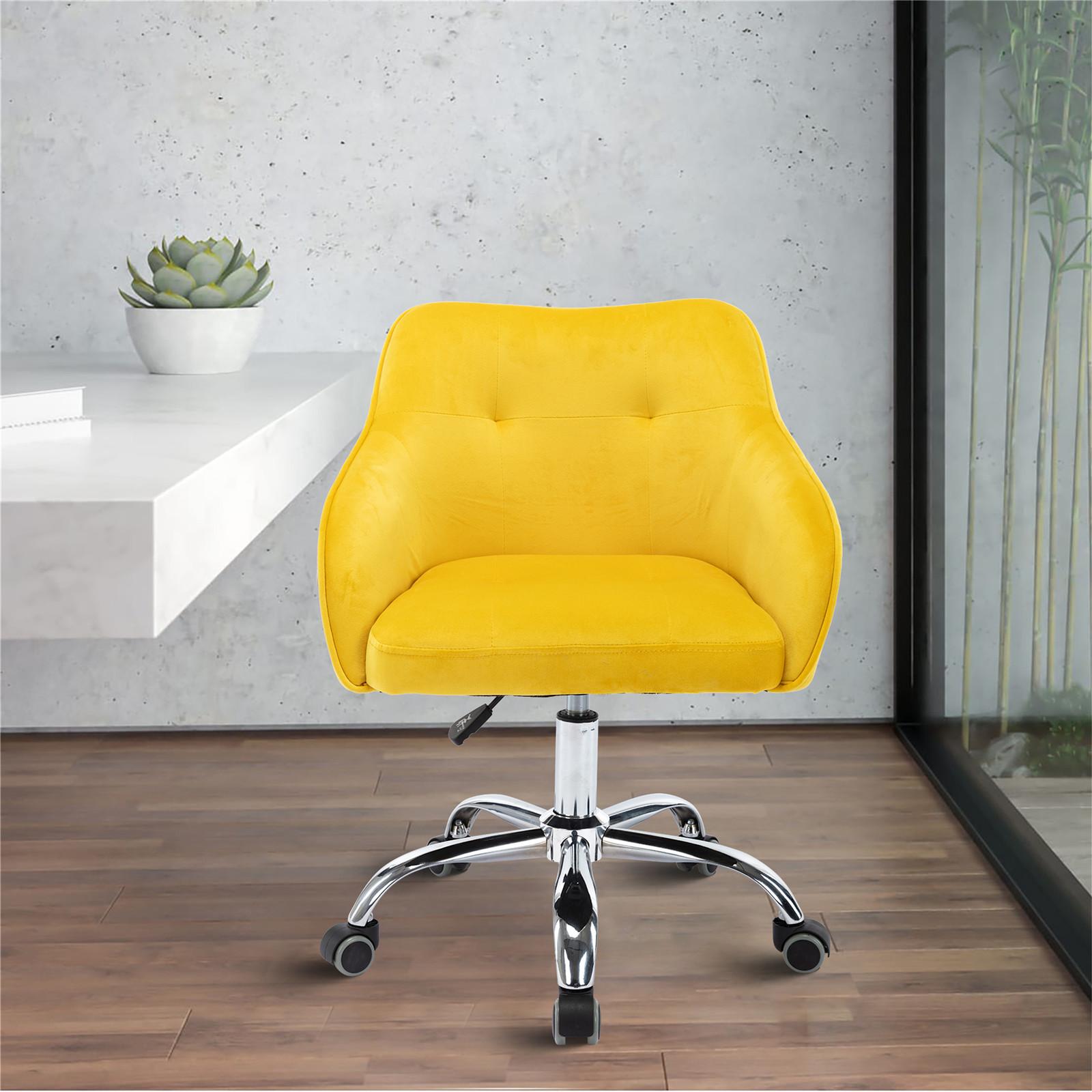 Swivel office Chair for Living Room, Velvet Fabric Task Chair with