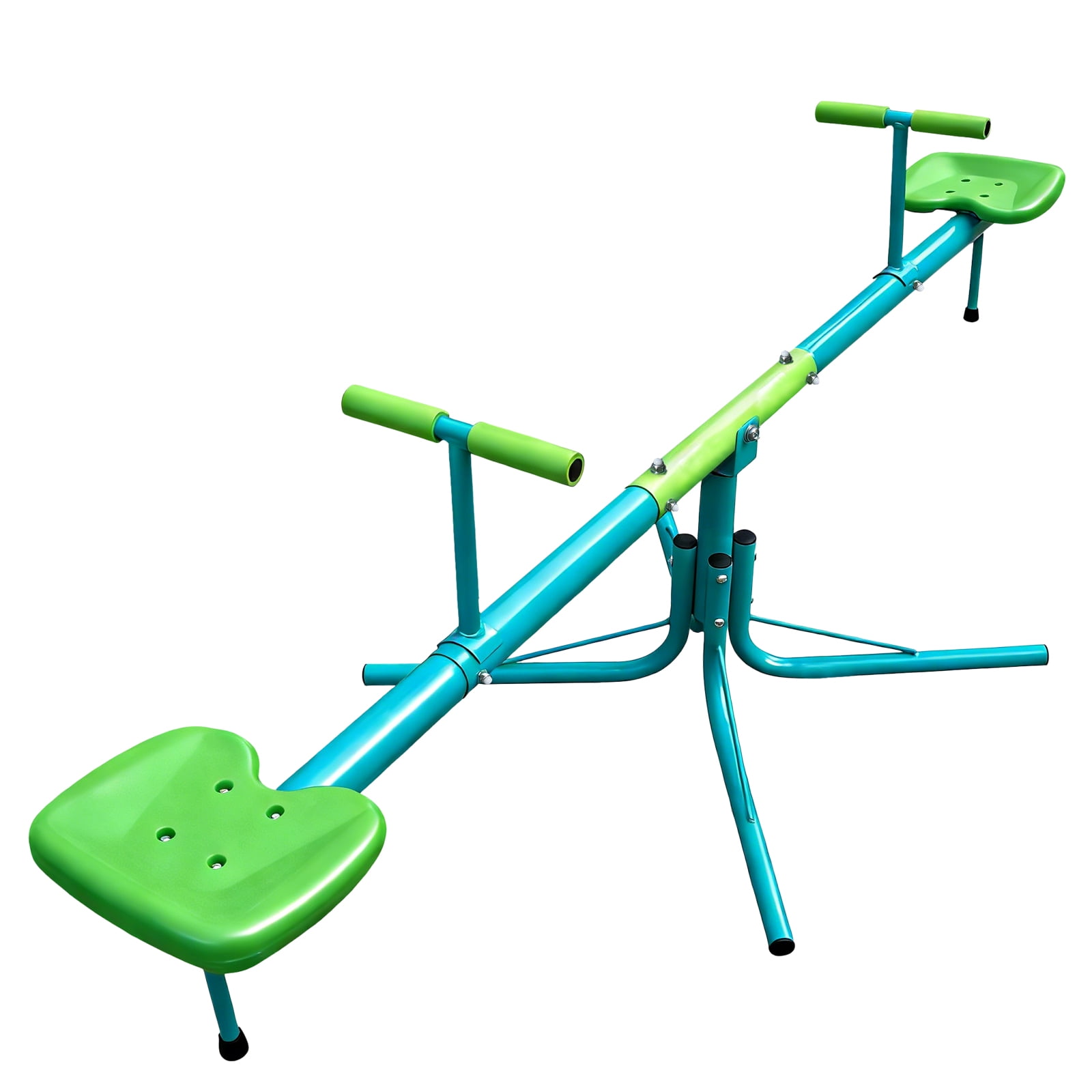 Swiveling 360 Degrees Toddlers Sit and Spin Teeter Totter, Seesaw, Kids Seesaw Outdoor Play Equipment for Backyard Playground