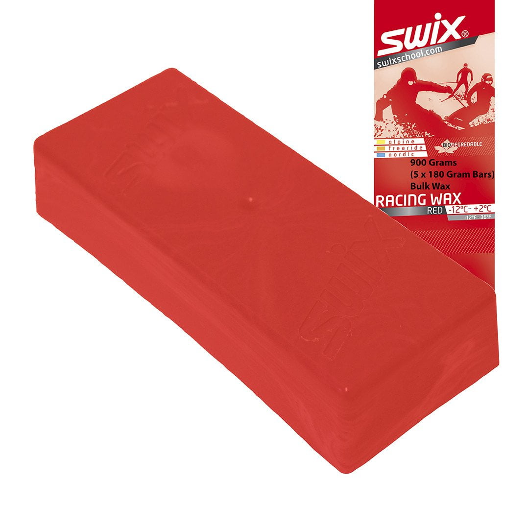  Swix Bio Training Wax: UR8 Red: 900 grams: Bulk Wax : Sports &  Outdoors